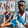 Administering primobolan (metenolone) injection in anti-doping practices