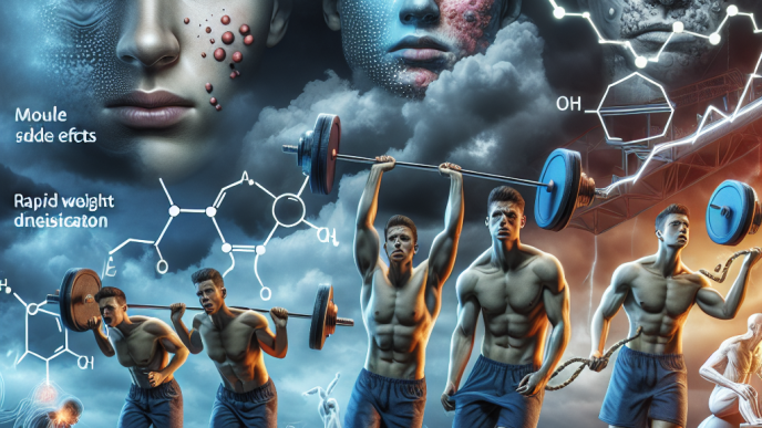 Side effects of aqueous testosterone suspension in athletes