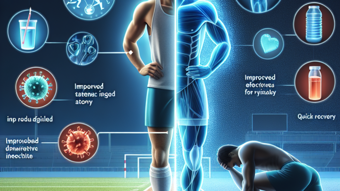 Benefits and drawbacks of bactericidal water injections for athletes