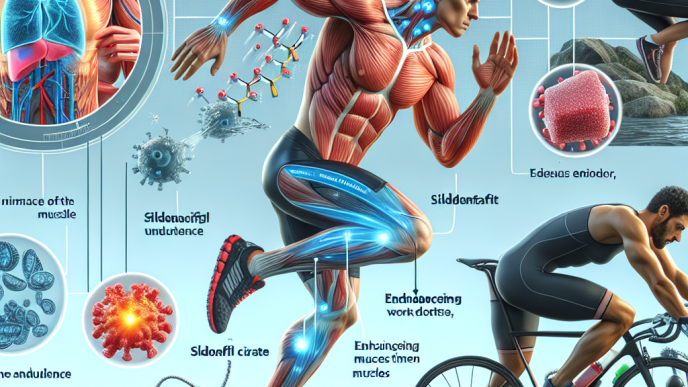 Enhancing muscle endurance in athletes with sildenafil citrate