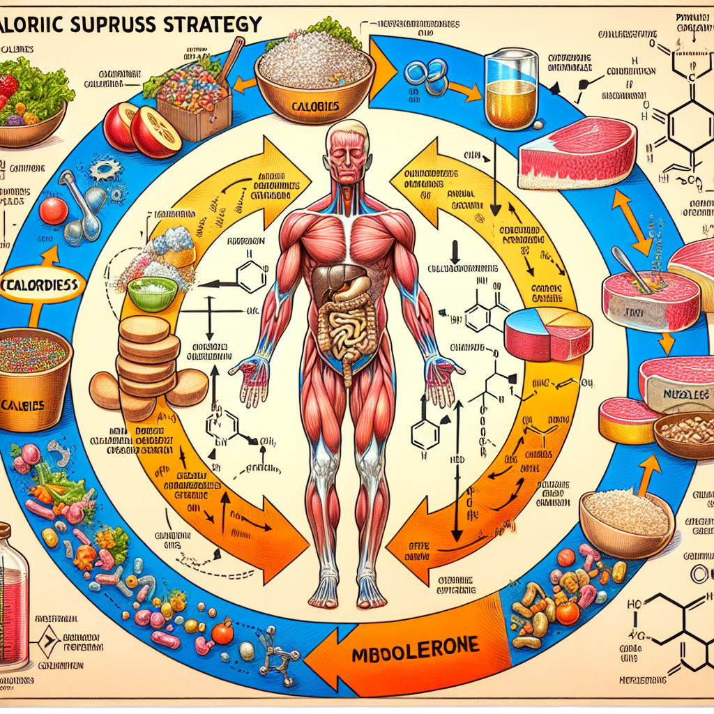 Caloric surplus strategy with mibolerone