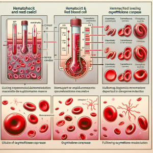 Hematocrit and red blood cell changes from oxymetholone compresse