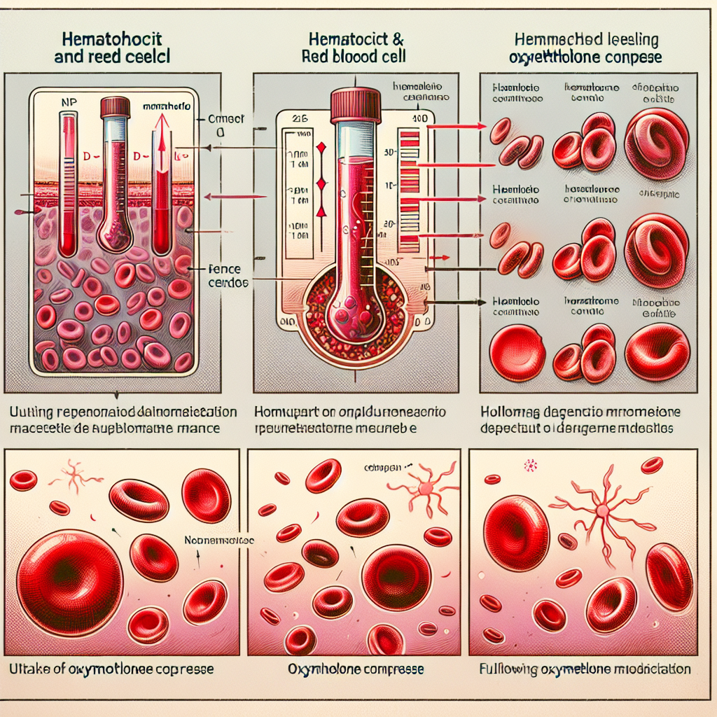 Hematocrit and red blood cell changes from oxymetholone compresse