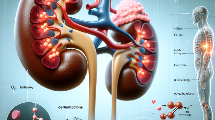 Kidney function and oxymetholone compresse