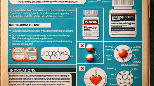 Original medical purpose of stanozololo compresse