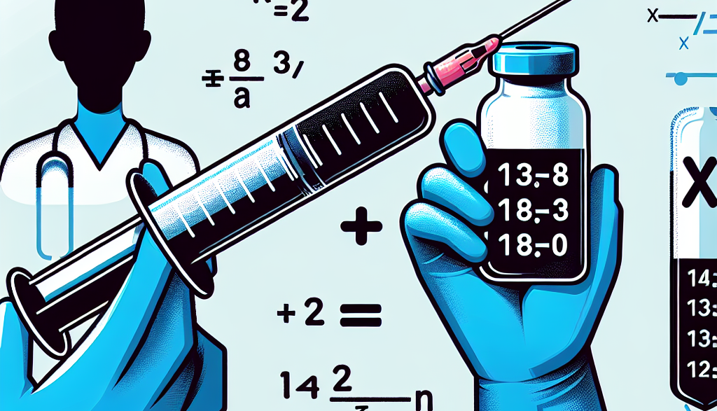 Volume calculation for turinabol injections
