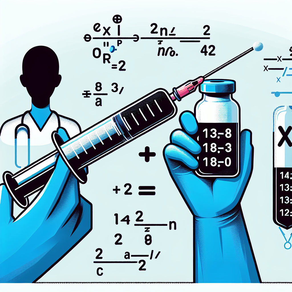 Volume calculation for turinabol injections