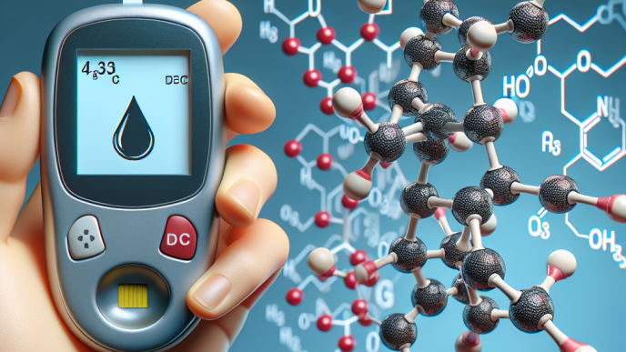 Blood glucose monitoring with trestolone enantato