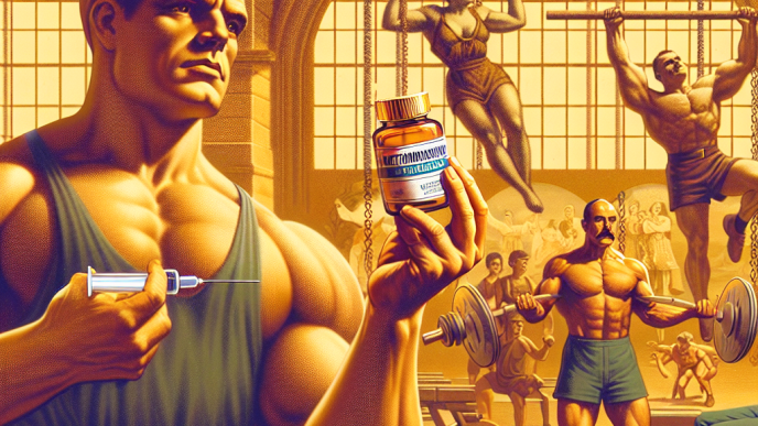 Golden era of bodybuilding and methandienone injection
